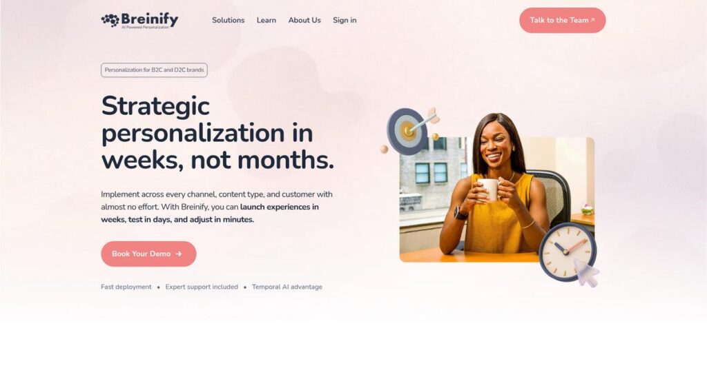 Breinify Homepage