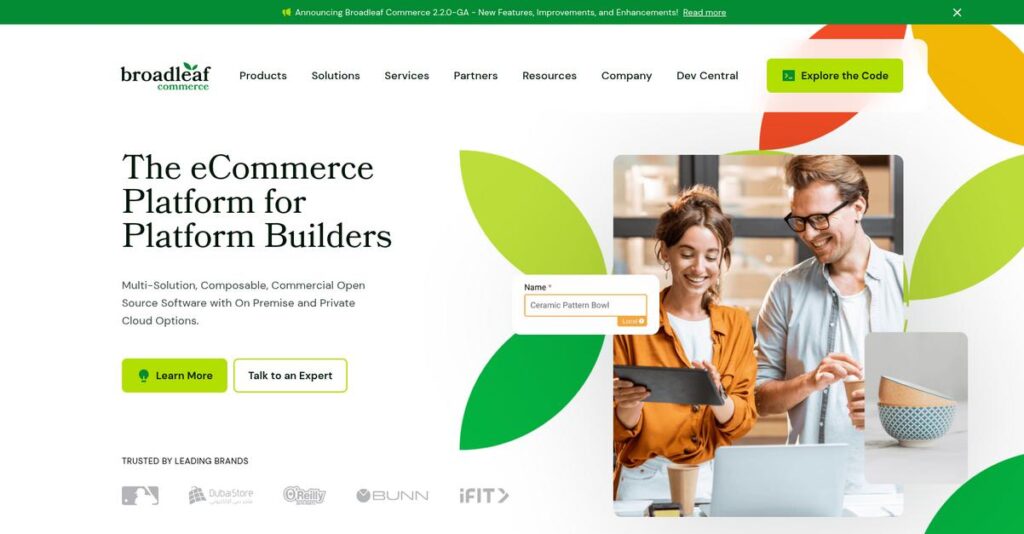 Broadleaf Commerce Homepage