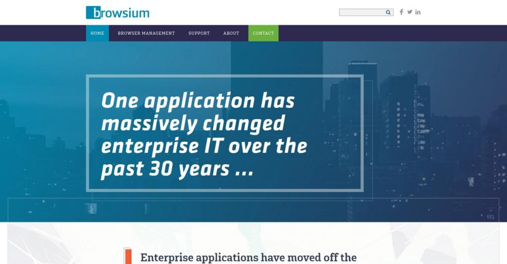 Browsium Homepage
