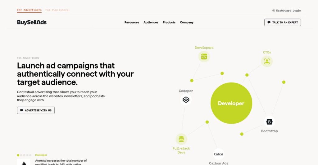 BuySellAds Homepage