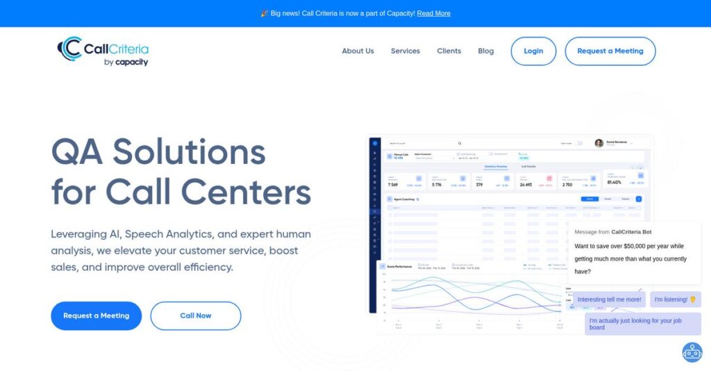 Call Criteria Homepage