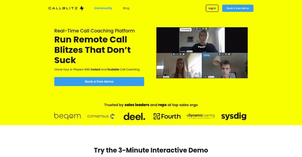 CallBlitz Homepage