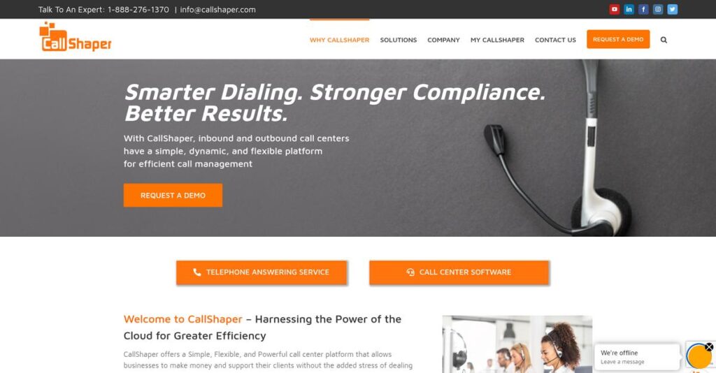 CallShaper Homepage