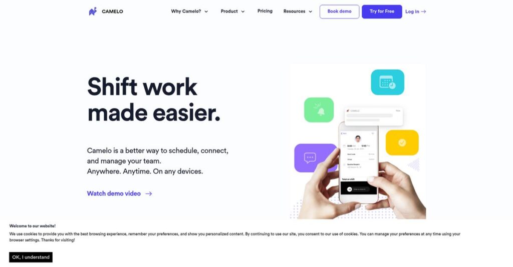 Camelo Homepage