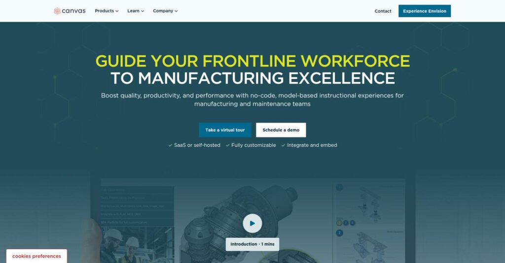 Canvas Envision Homepage
