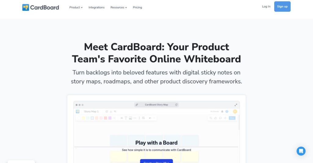 CardBoard Homepage