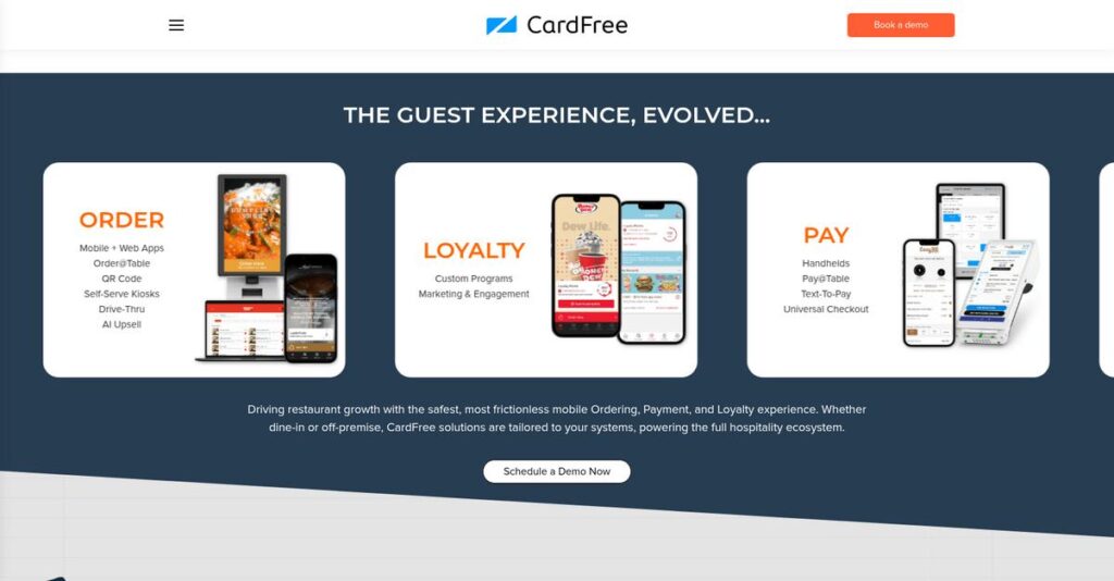 CardFree Homepage