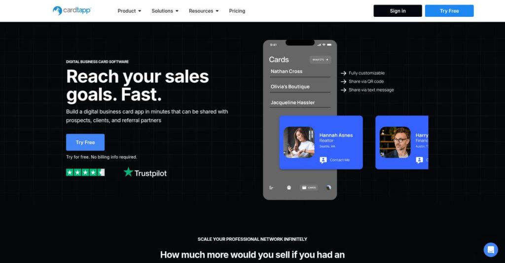 Cardtapp Homepage