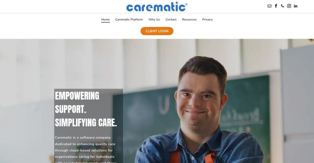 Carematic Homepage