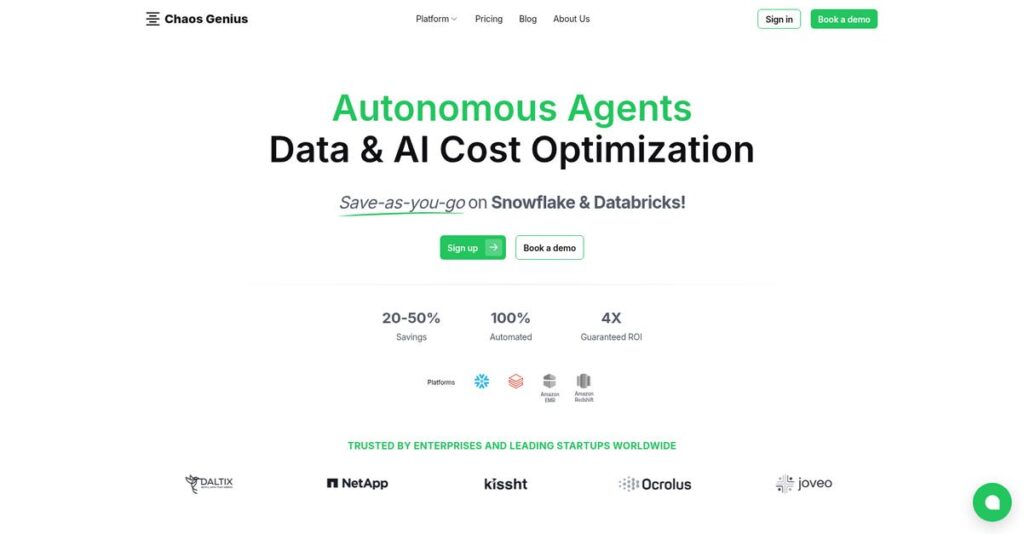 Chaos Genius Homepage