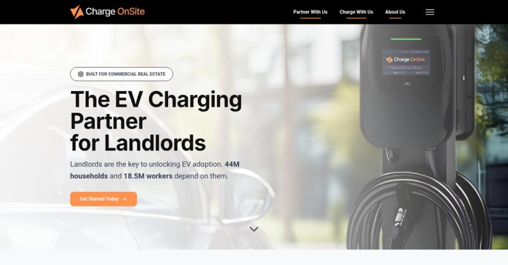 Charge OnSite Homepage