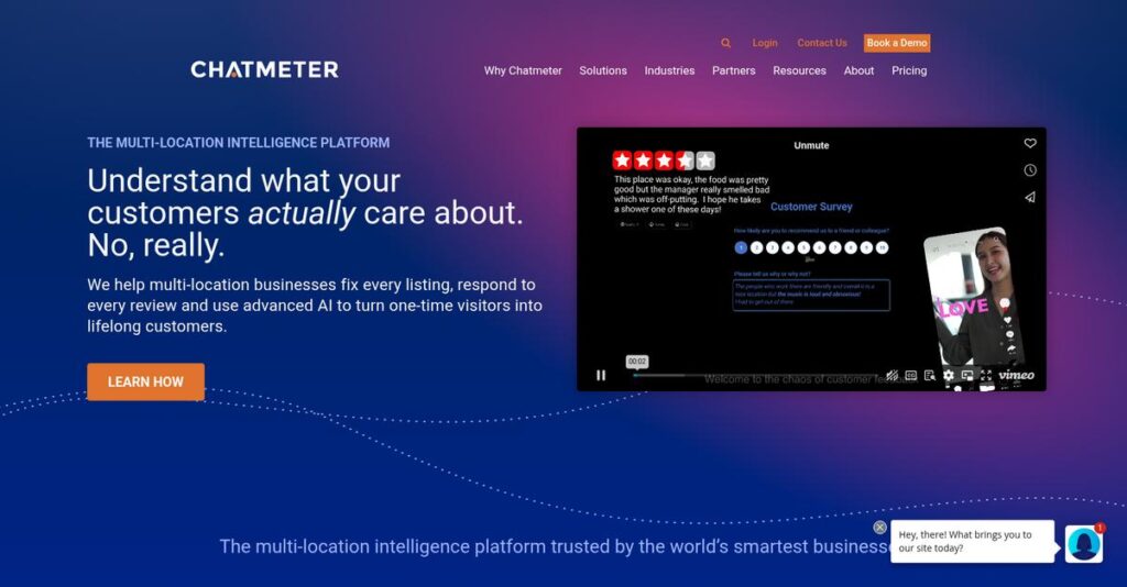 Chatmeter Homepage