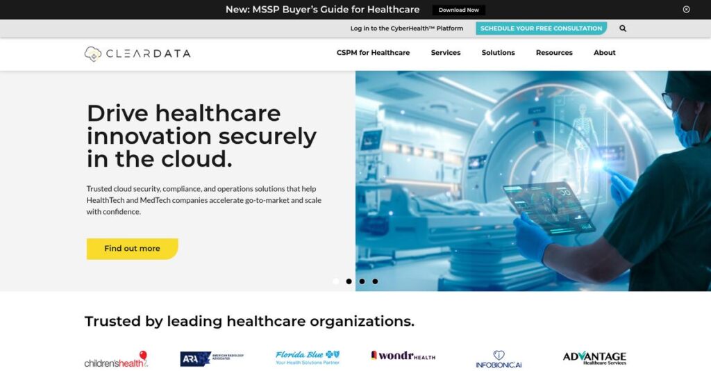 ClearDATA Homepage