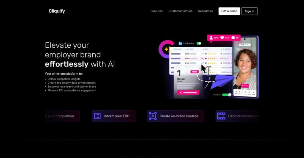 Cliquify Homepage