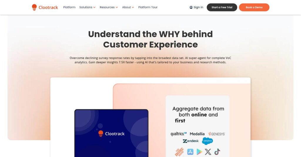 Clootrack Homepage