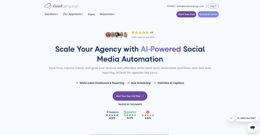 Cloud Campaign Homepage