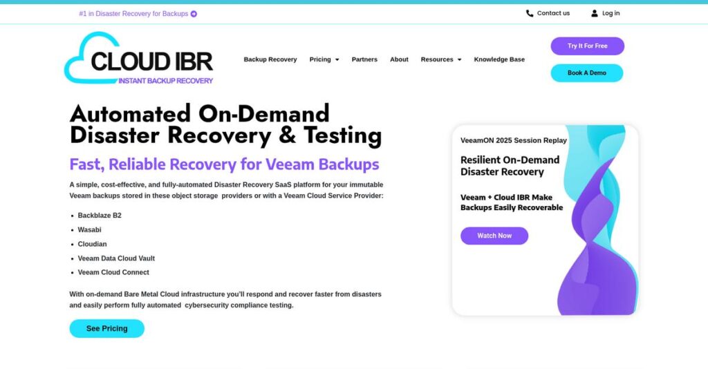 Cloud IBR Homepage