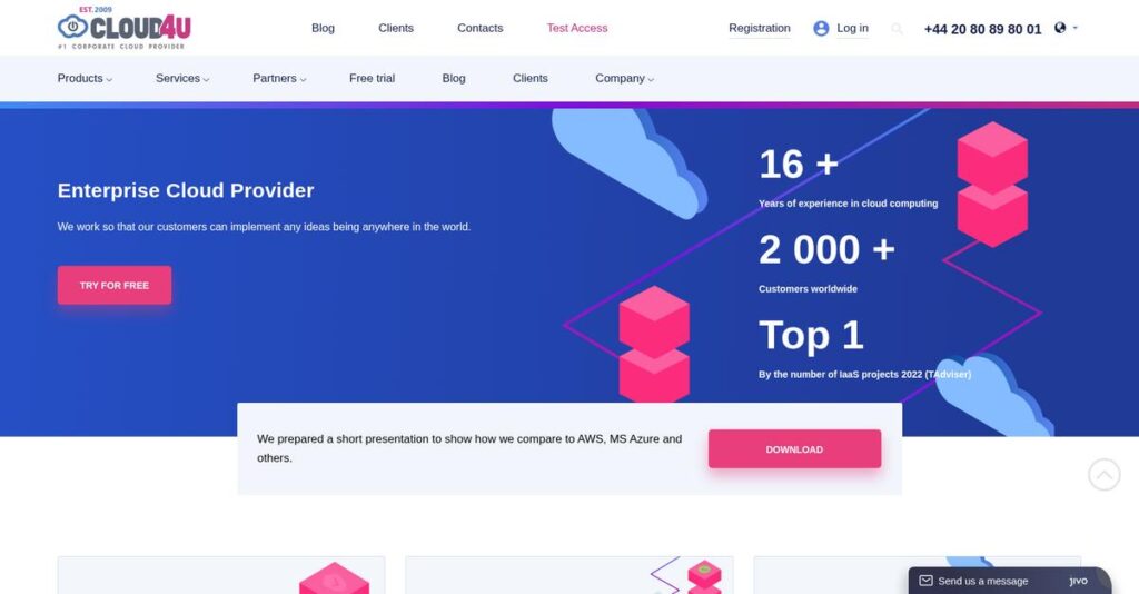 Cloud4U Homepage