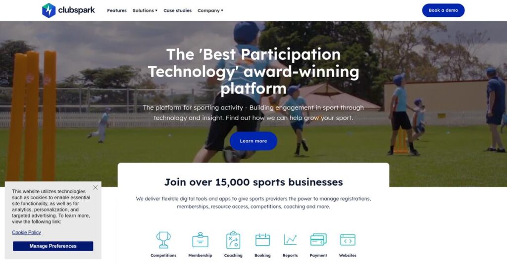Clubspark Homepage