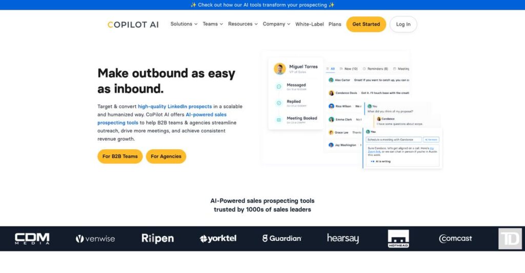 CoPilot AI Homepage