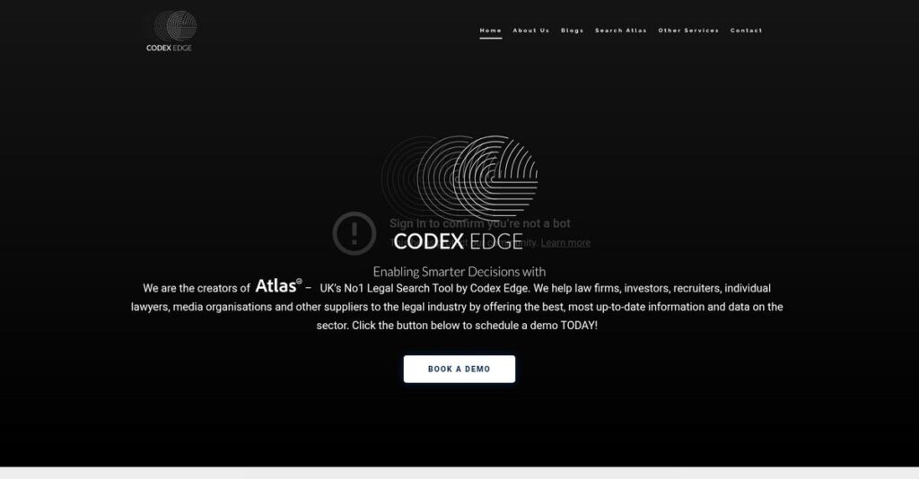 Codex Edge Homepage