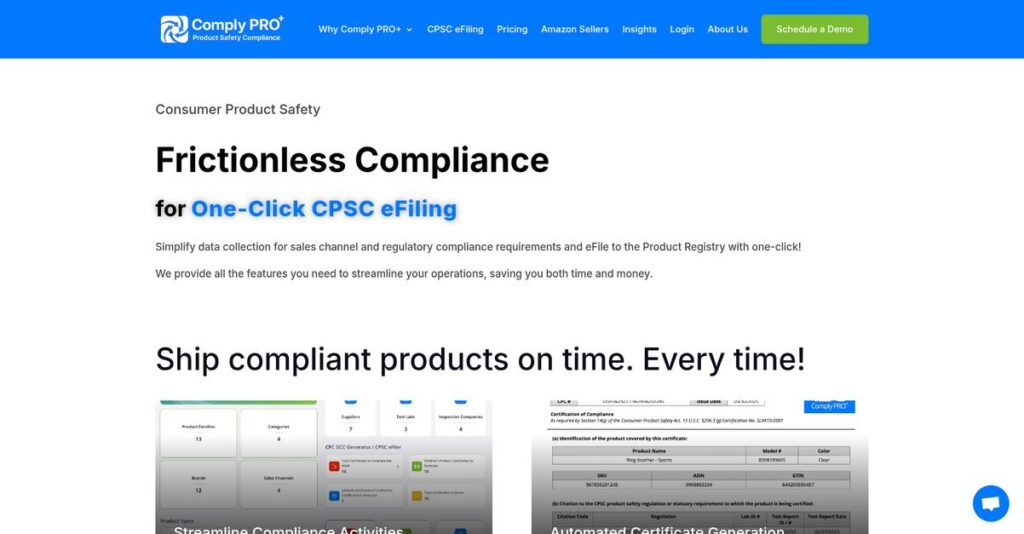 Comply PRO Homepage