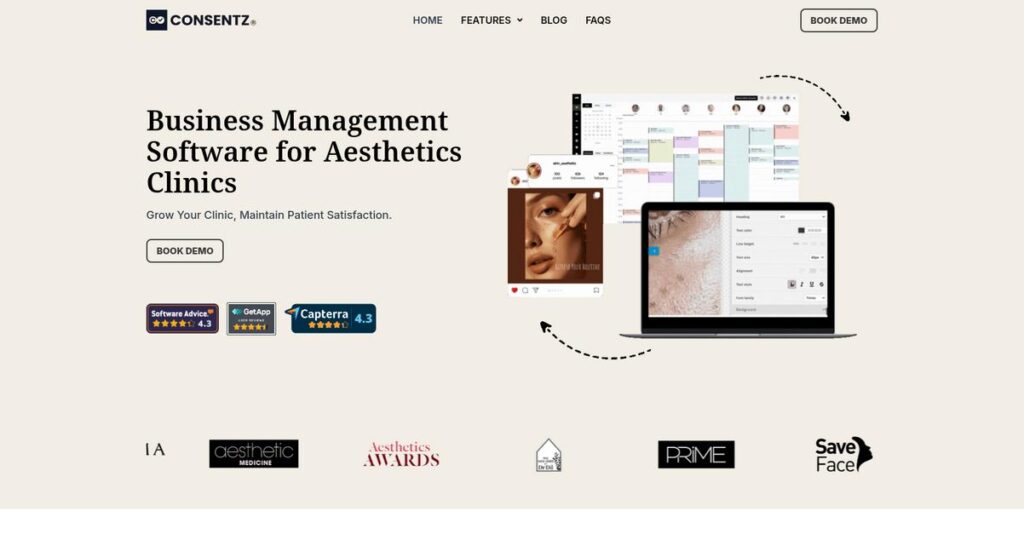 Consentz Homepage