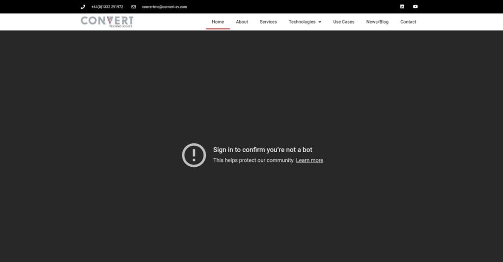 Convert Technologies Homepage