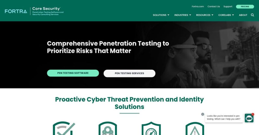 Core Impact Homepage