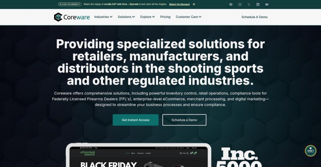 Coreware Homepage