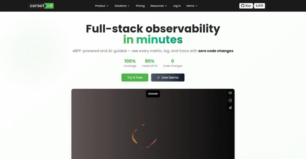 Coroot Homepage