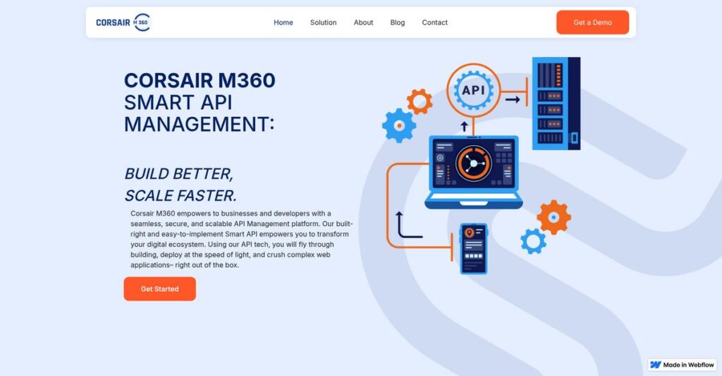 Corsair M360 Homepage