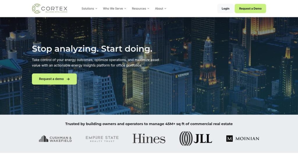 Cortex Building Intelligence Homepage