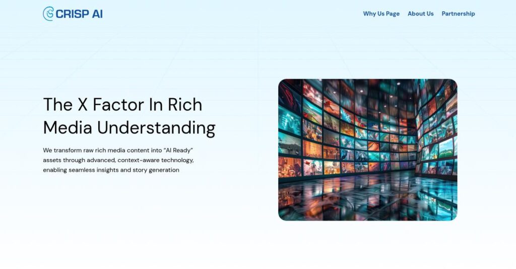 Crisp AI Homepage