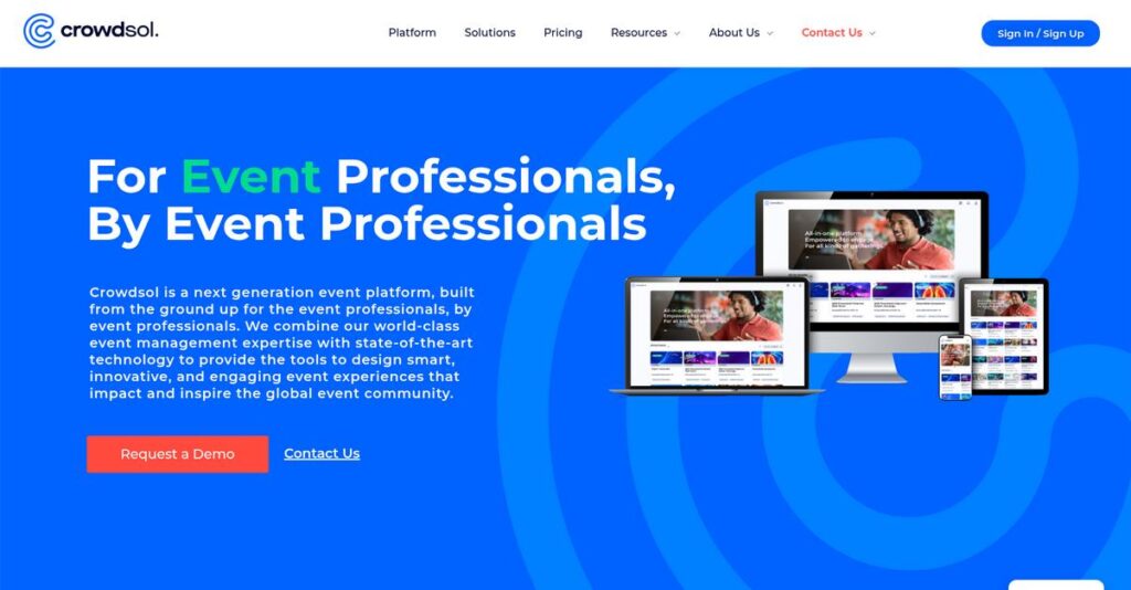 Crowdsol Homepage