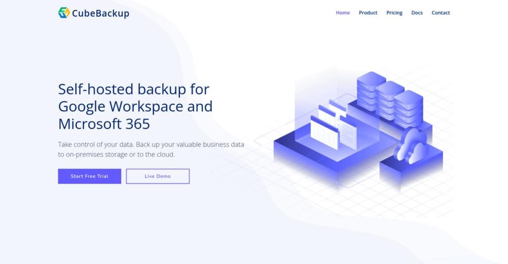 CubeBackup Homepage