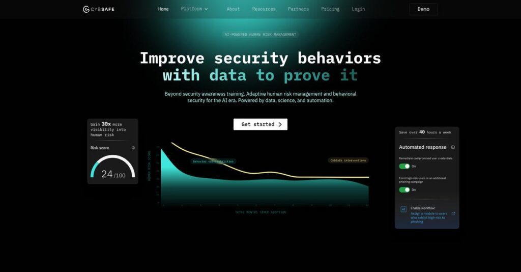 CybSafe Homepage