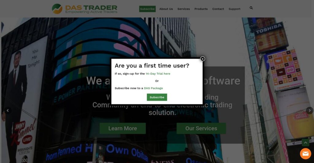 DAS Trader Homepage