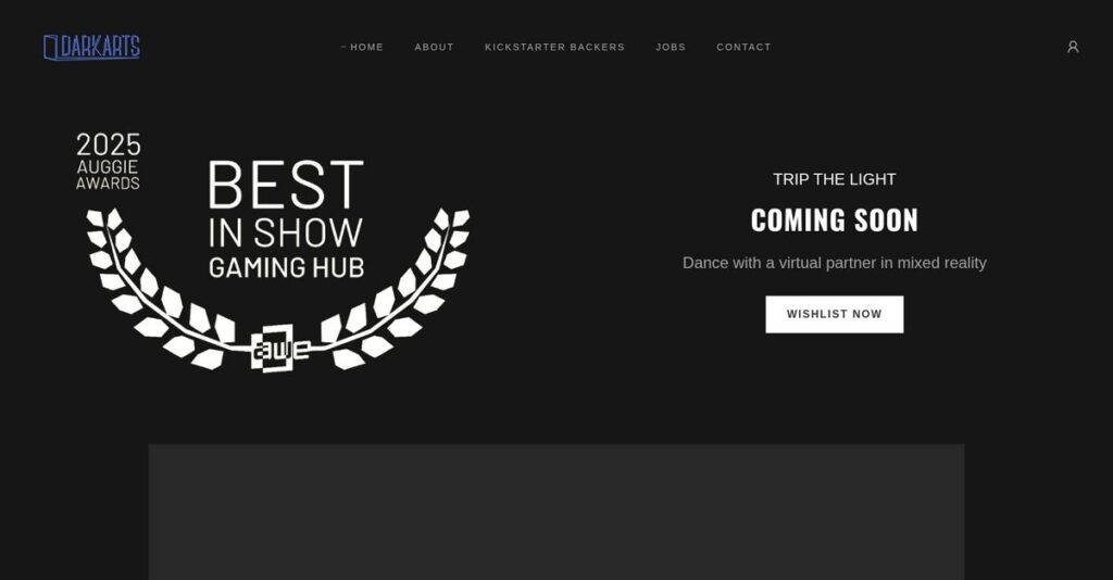 Dark Arts Software Homepage