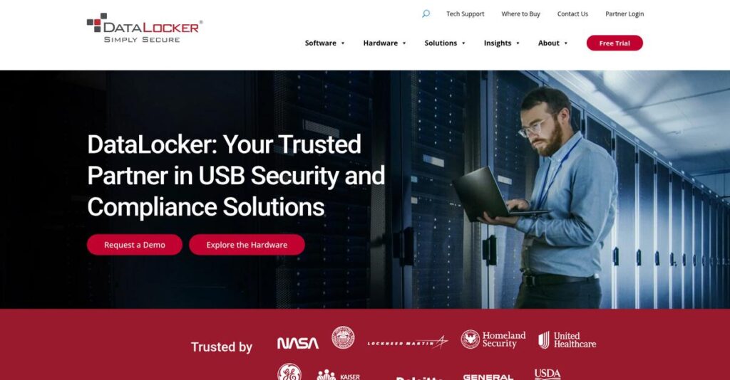 DataLocker Homepage