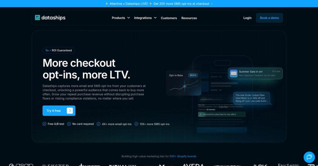 Dataships Homepage