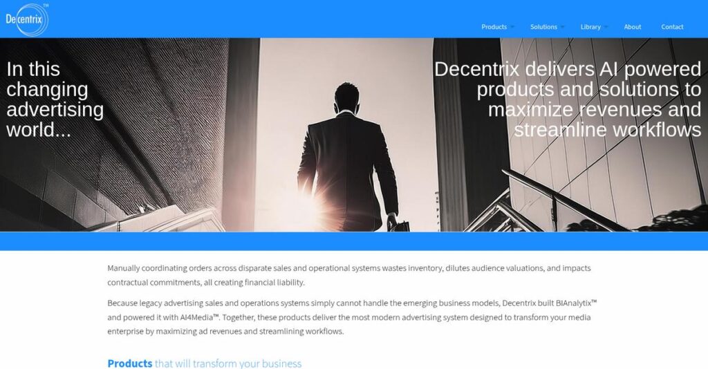 Decentrix Homepage