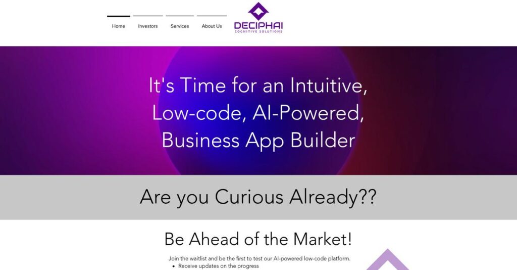 Deciphai Homepage