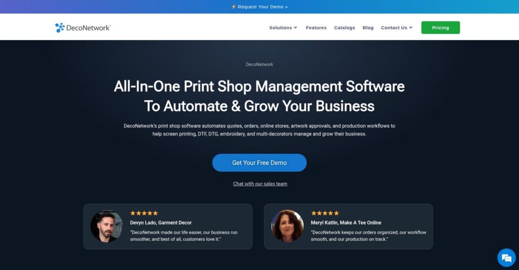 DecoNetwork Homepage