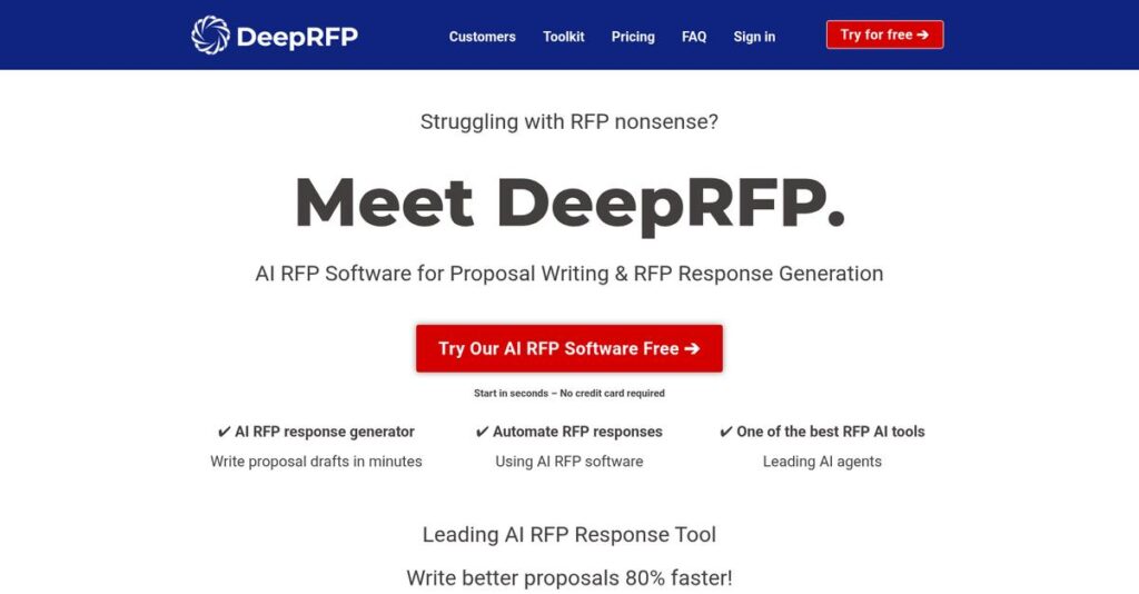 DeepRFP Homepage
