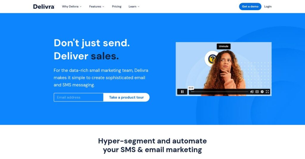 Delivra Homepage