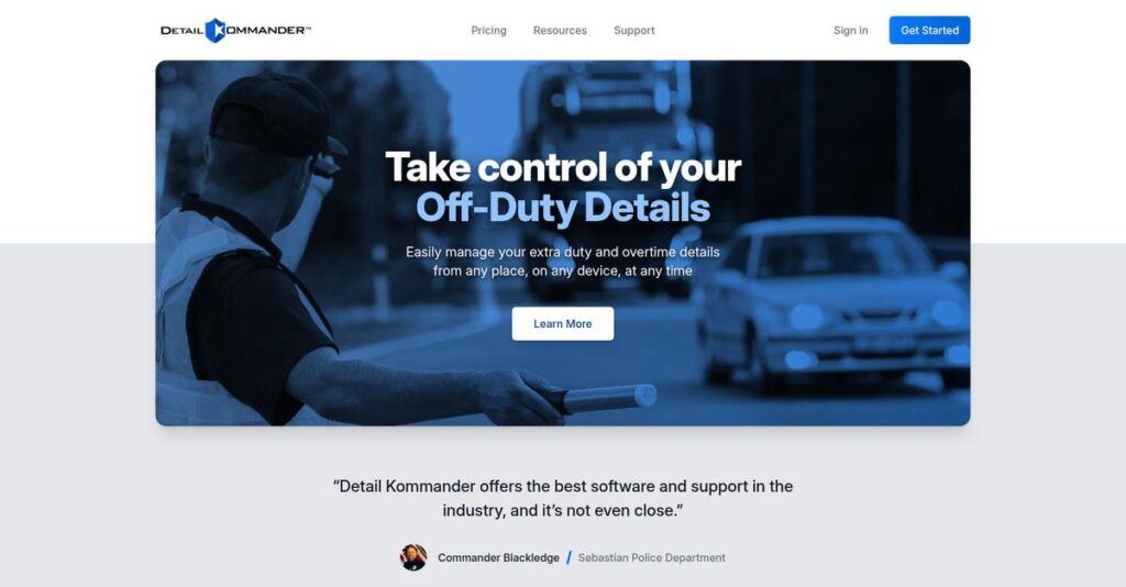 Detail Kommander Homepage