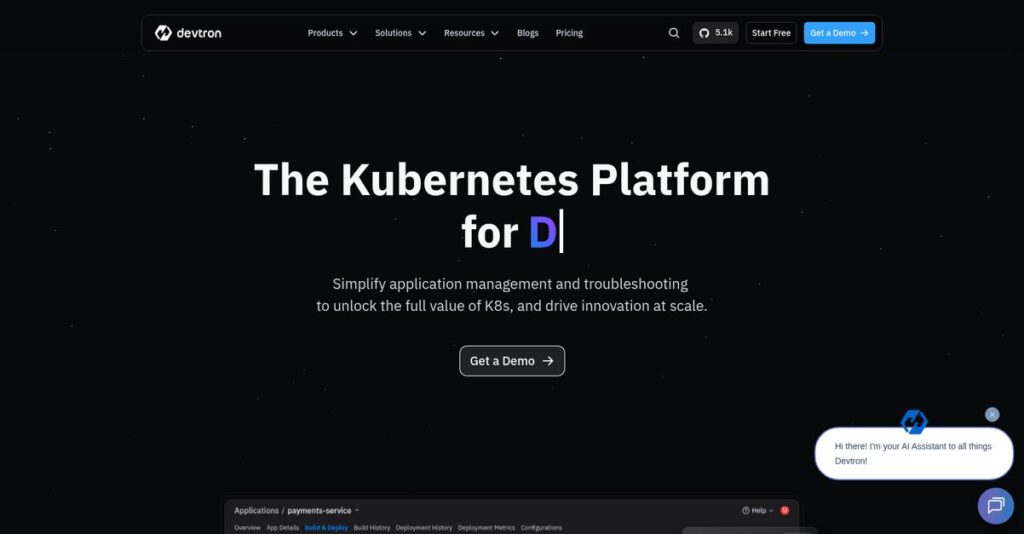 Devtron Homepage