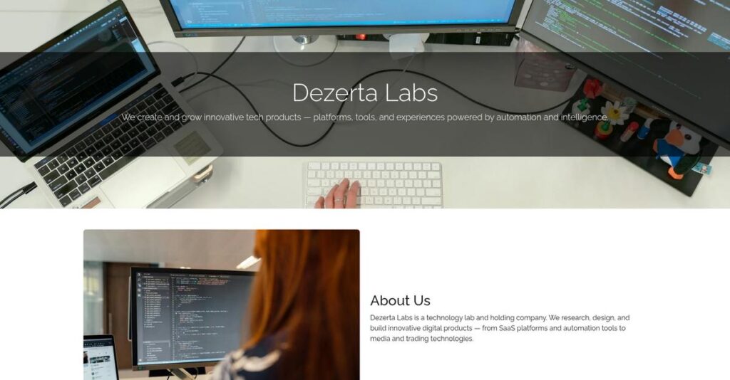 Dezerta Labs Homepage