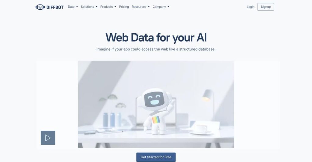 Diffbot Homepage